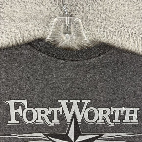 Harley-Davidson T-Shirt Men’s Medium Girl Skull Gray Fort Worth Texas - Picture 8 of 11